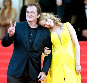 Uma Thurman e Quentin Tarantino