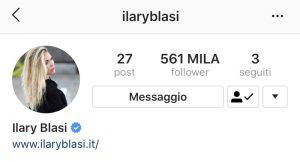 Ilary Blasi follower