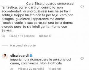 Elisa Isoardi piovono critiche