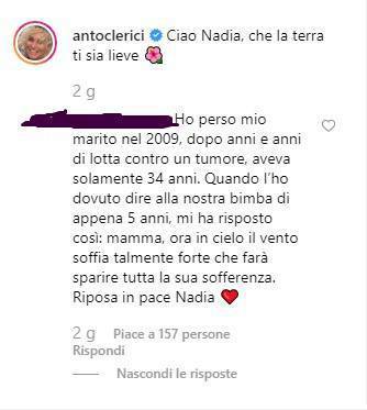Antonella Clerici commento 