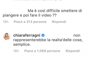 Chiara Ferragni lacrime polemica