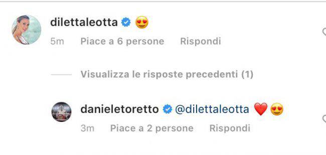 Diletta e Daniele ancora insieme