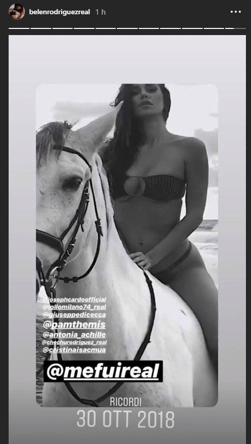 Belen Rodriguez cavallo