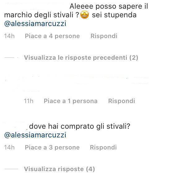 Alessia Marcuzzi seduta