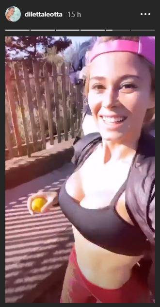 Diletta Leotta video Instagram