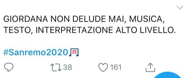 Sanremo 2020 Giordana