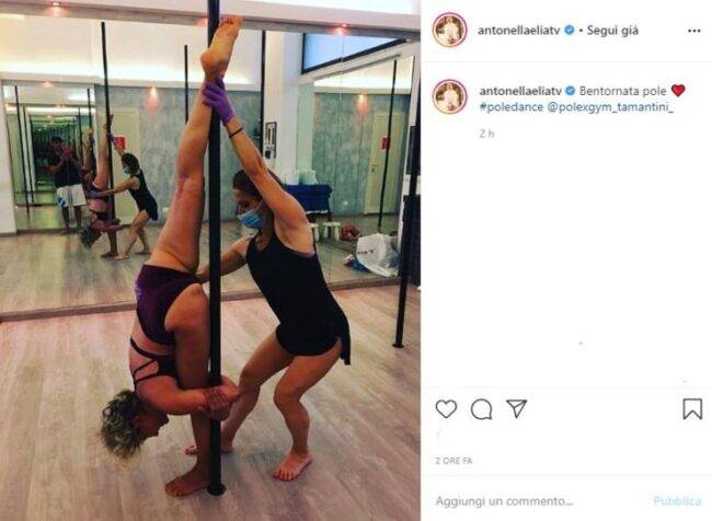 Antonella Elia pole dance