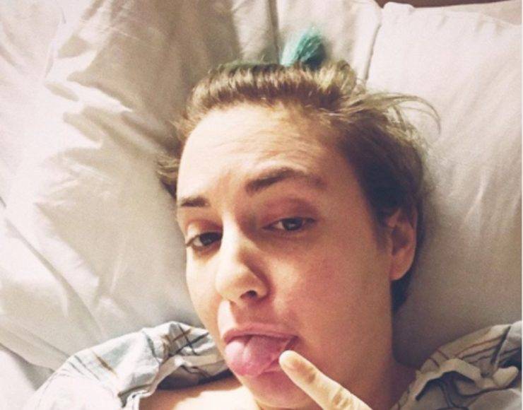 Lena Dunham ha subito un intervento di rimozione dell'utero