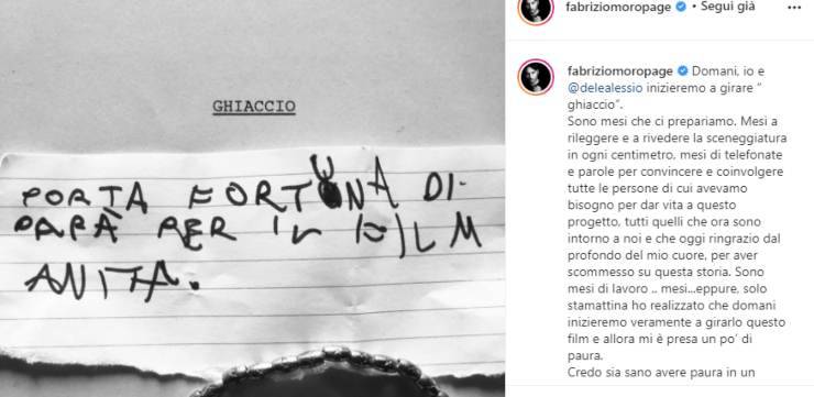 Fabrizio Moro, annuncio a sorpresa sul suo profilo instangram: l'ha appena svelato, finalmente la notizia tanto attesa