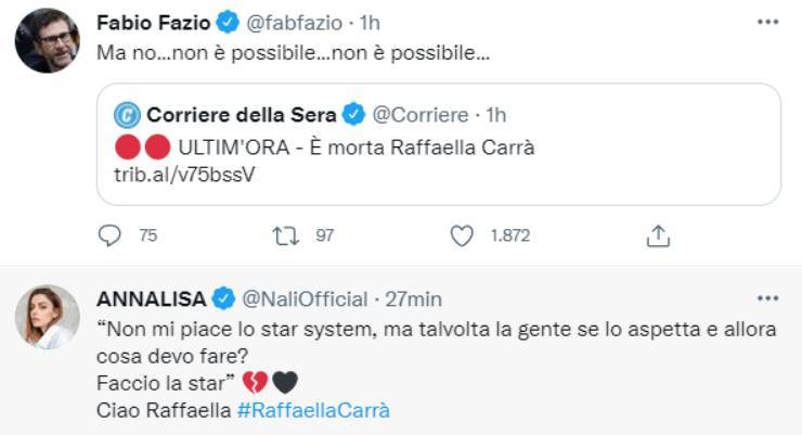Raffaella Carrà morta