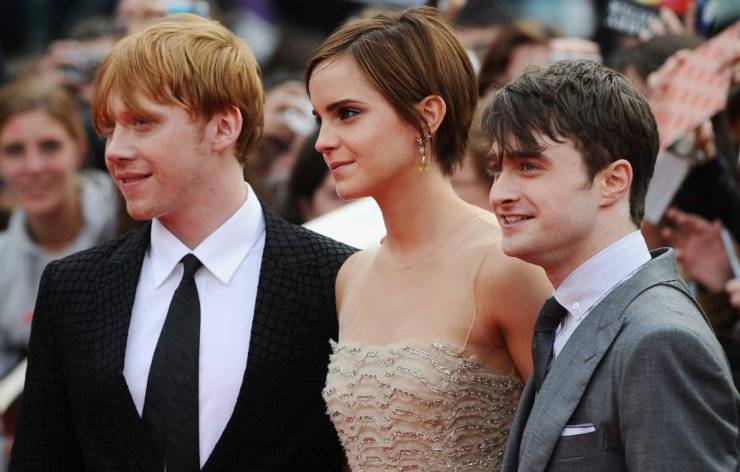 Harry Potter, Daniel, Emma e Rupert