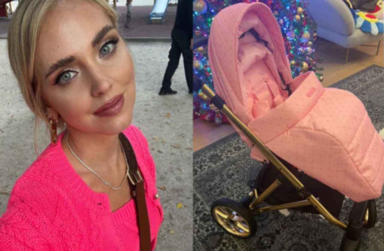 Chiara Ferragni launches the new stroller with gold details: you would never guess how much it costs