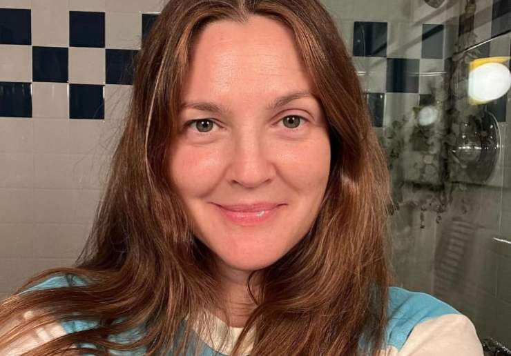 drew barrymore without makeup
