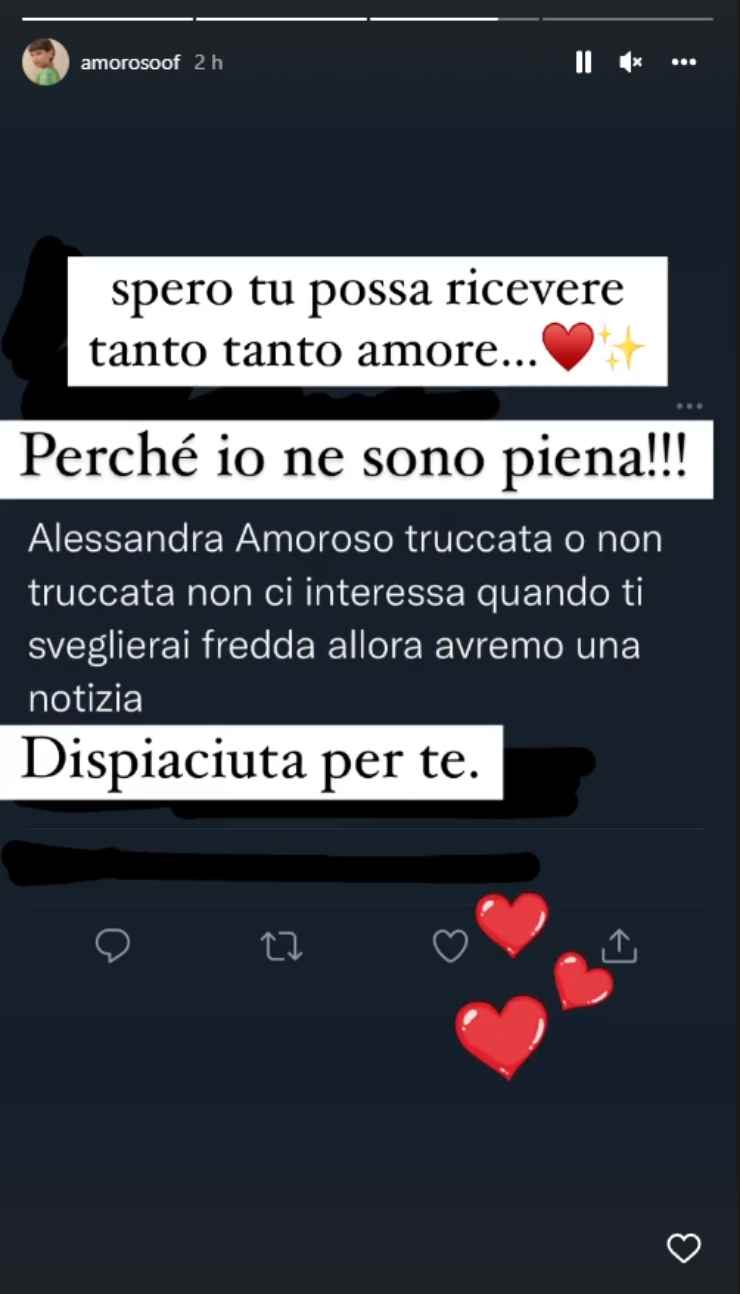 Alessandra Amoroso replies