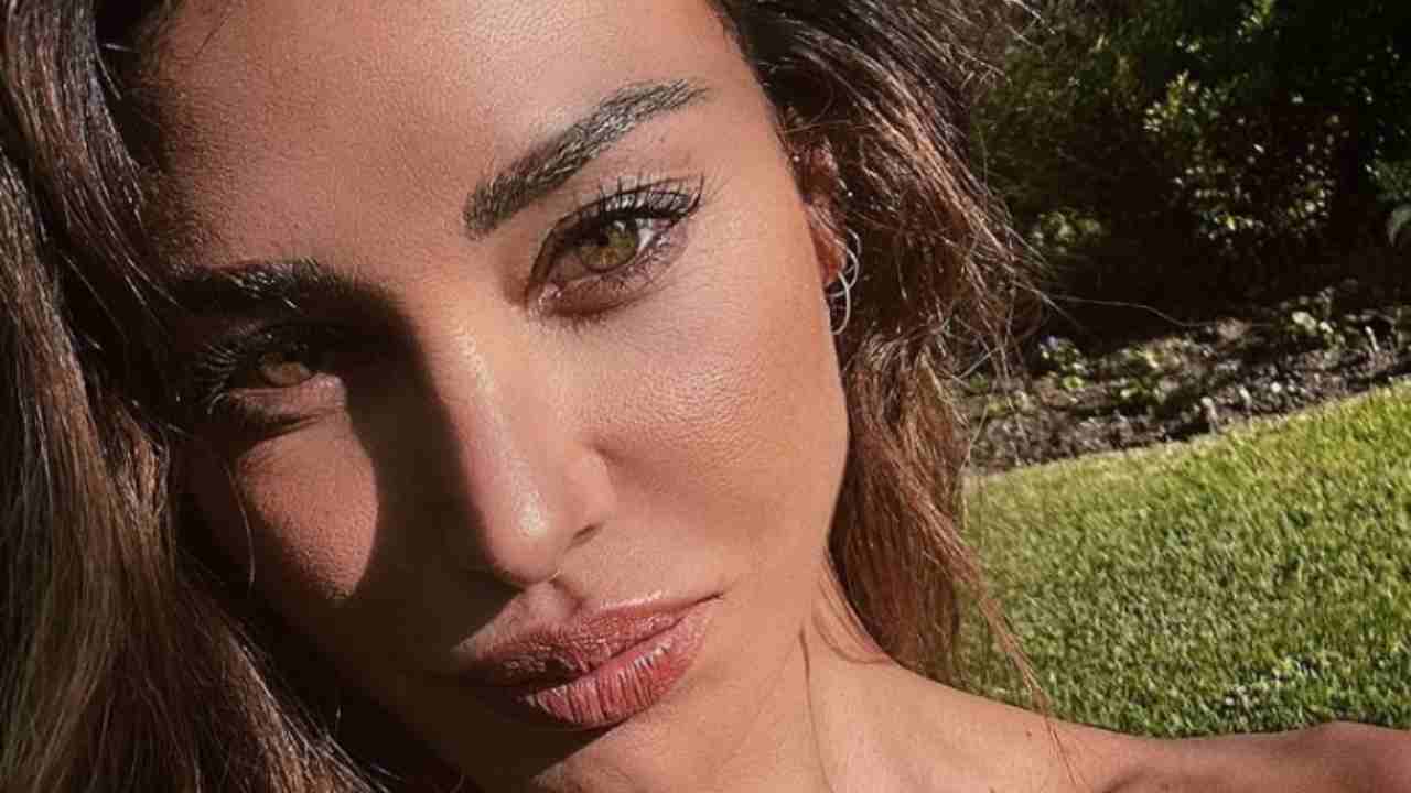 Belen Rodriguez’s morning beauty routine: what she does to have a perfect face