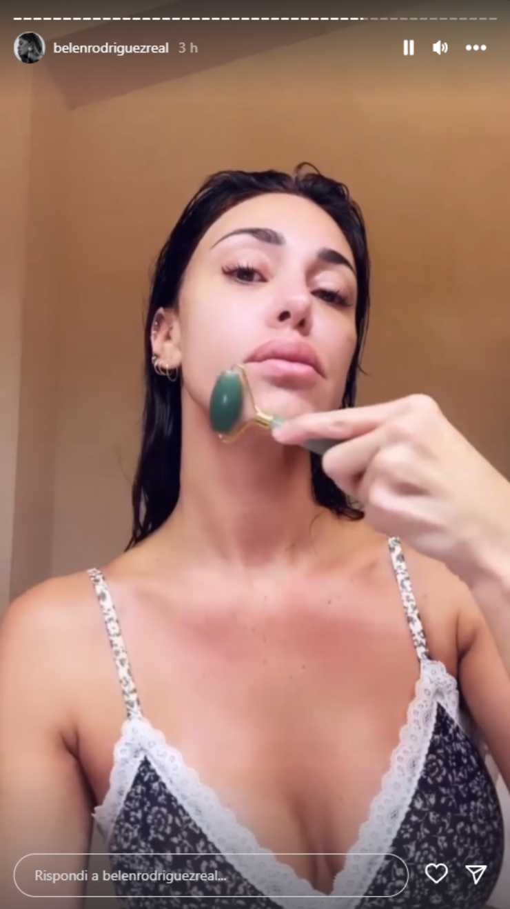 Belen Rodriguez beauty routine