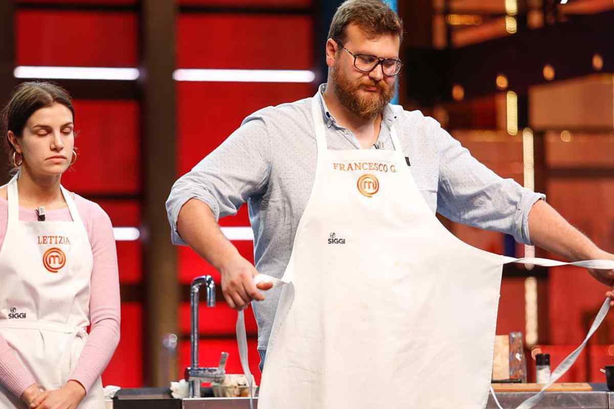 Francesco speaks after the elimination in Masterchef.  Here is the reason for his reaction