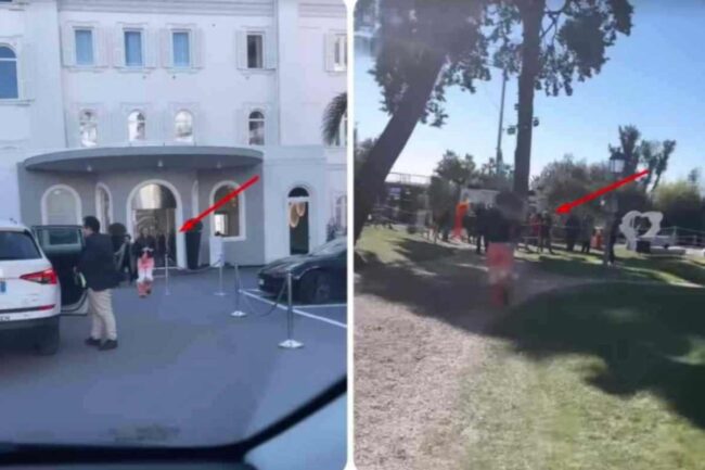 Sanremo, Diletta Leotta ‘caught’ as she escapes from the reception: what happened