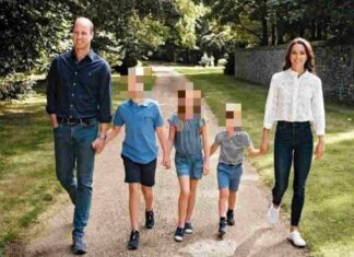 Kate, William e figli