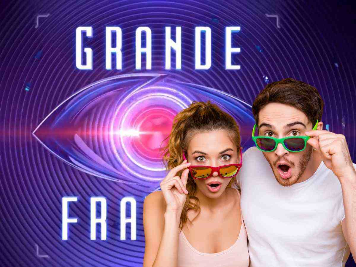 grande fratello sfondo, in primo piano persone sorprese